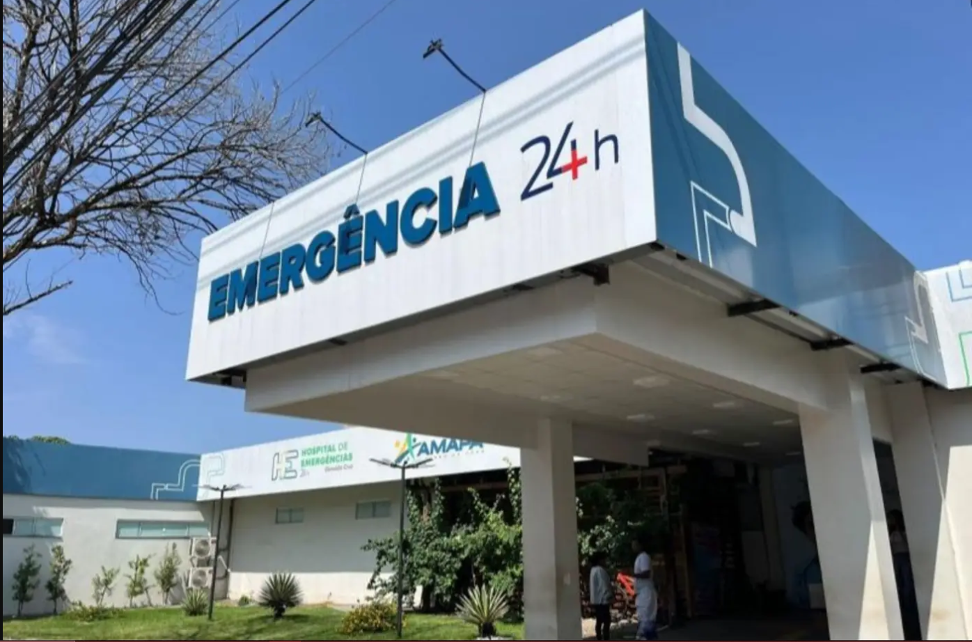 Fachada do Hospital Regional do Amapá